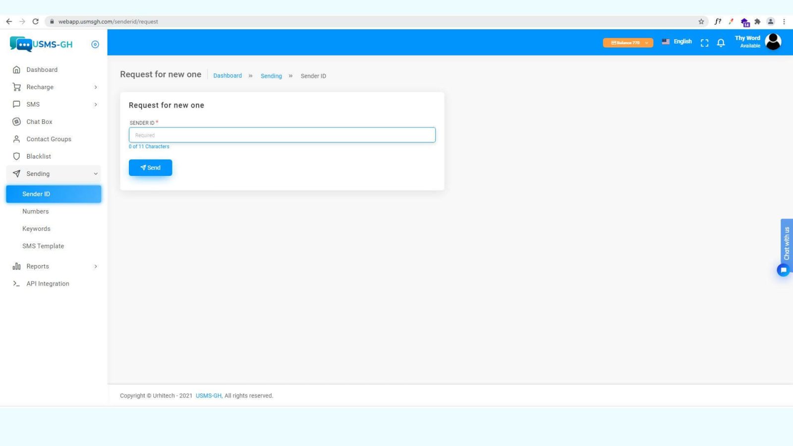 How to Send Bulk SMS with custom Sender ID