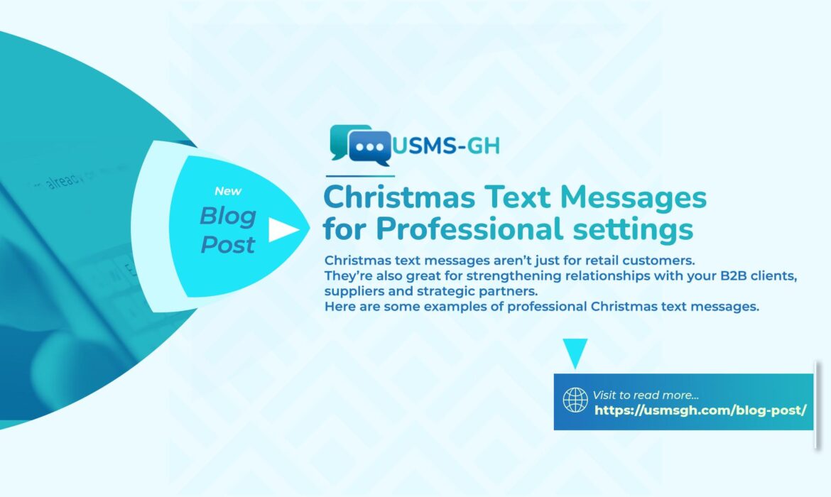 Christmas Text Messages for Professional settings