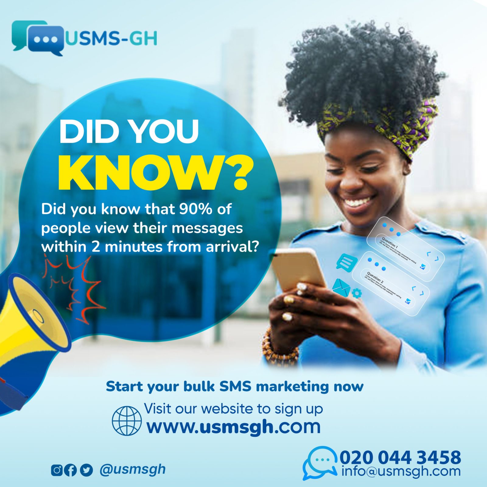 Bulk SMS: Tips for successful bulk SMS marketing || USMS-GH